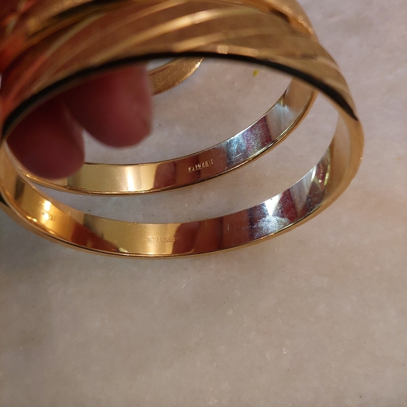 Monet gold bangle set - Picture 5 of 5